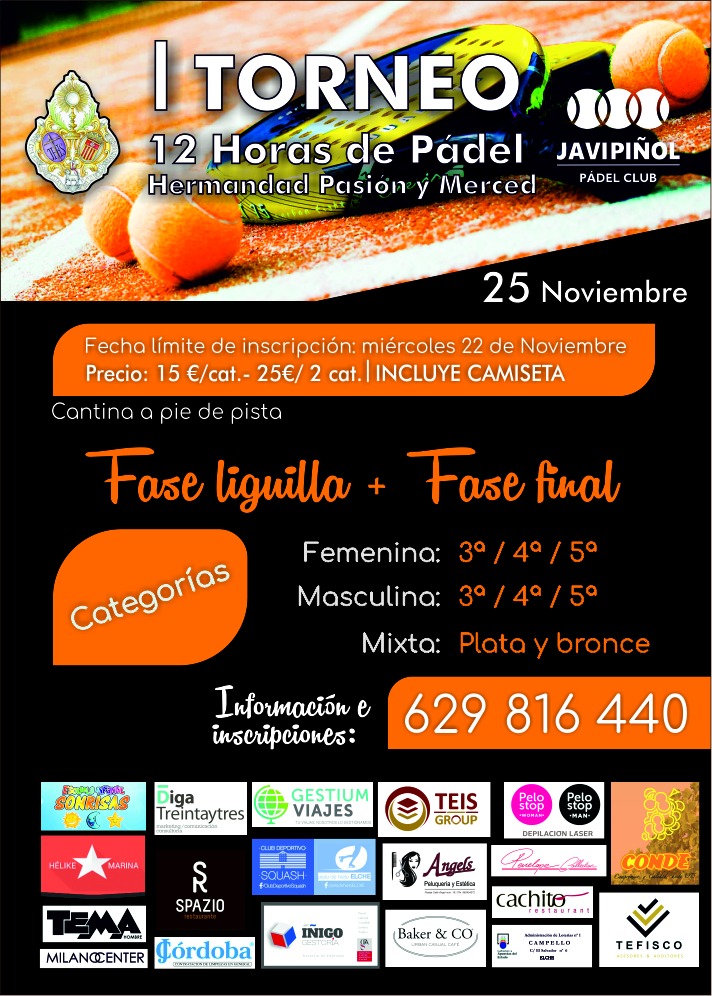 Cartel Padel